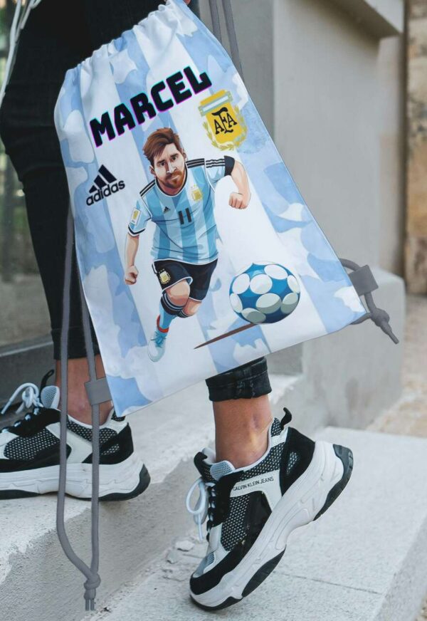 Workoplecak imienny Messi karykatura piłka nożna