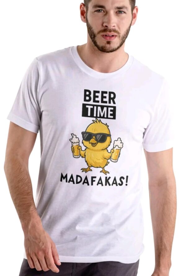 Koszulka męska Beer Time Madafakas!
